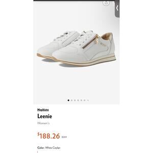 Mephisto Leenie sneaker women’s sz 11 white